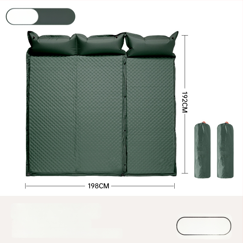 Saltea gonflabilă pentru camping în aer liber - covoraș de podea portabil pentru cort, umflare automată, compatibil cu mașina, Capacitate 1–3 persoane, Greutate netă 3 kg, Material Chun Yongfang