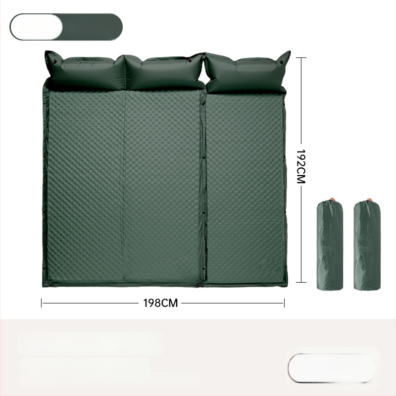 Saltea gonflabilă pentru camping în aer liber - covoraș de podea portabil pentru cort, umflare automată, compatibil cu mașina, Capacitate 1–3 persoane, Greutate netă 3 kg, Material Chun Yongfang