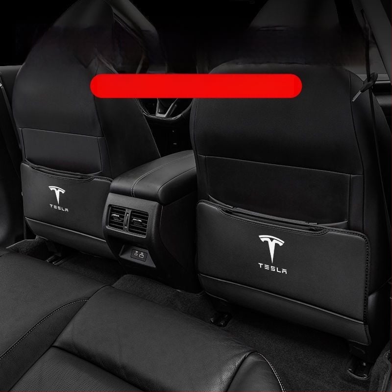 Qichen Защита за задната част на предното седло за Tesla Model 3/Y/X - анти-удар