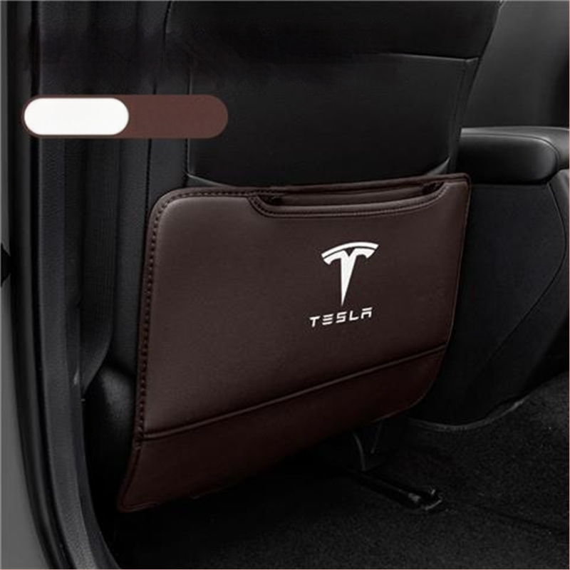 Qichen Защита за задната част на предното седло за Tesla Model 3/Y/X - анти-удар