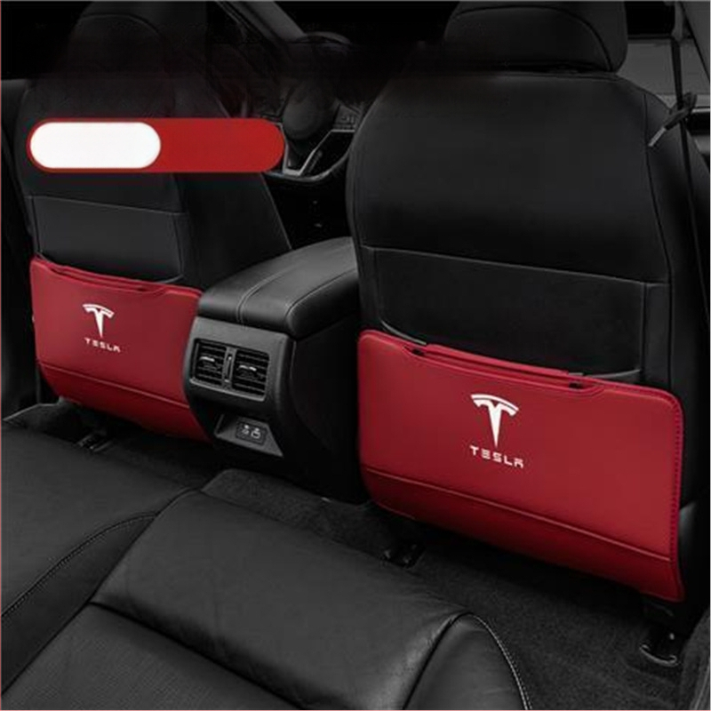 Qichen Защита за задната част на предното седло за Tesla Model 3/Y/X - анти-удар