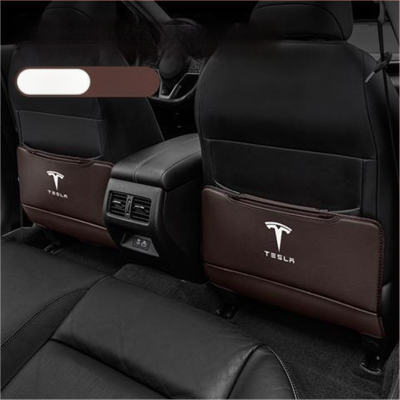 Qichen Защита за задната част на предното седло за Tesla Model 3/Y/X - анти-удар