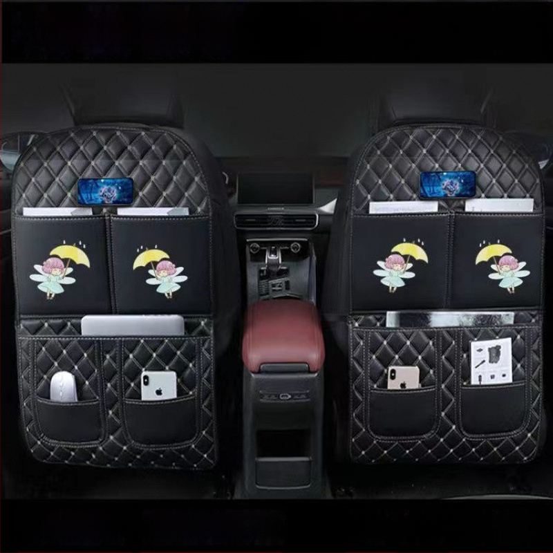 Защитна подложка за задната седалка в автомобил — PU материал, против удар от крак, защита от износ и замърсяване, одобрена частна марка