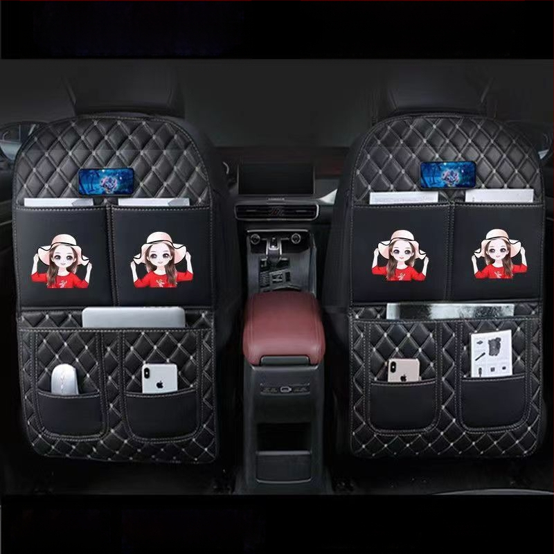 Защитна подложка за задната седалка в автомобил — PU материал, против удар от крак, защита от износ и замърсяване, одобрена частна марка