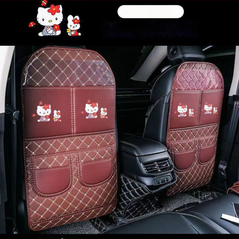 Защитна подложка за задната седалка в автомобил — PU материал, против удар от крак, защита от износ и замърсяване, одобрена частна марка