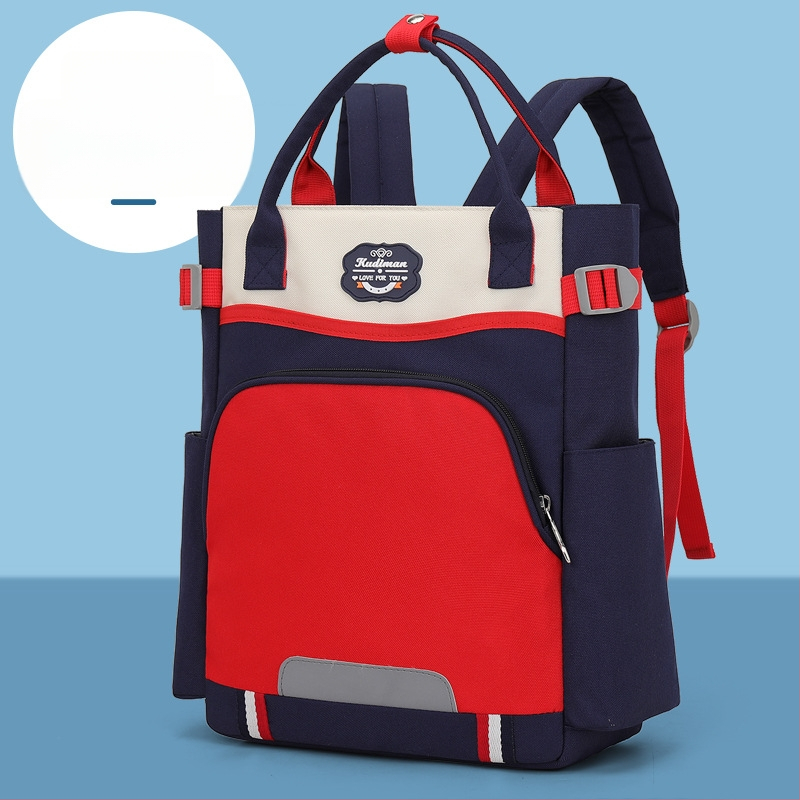 Unisex pratybų maišelis pradinėms mokykloms — Oxford audinys, kvėpuojantis, apkrovos mažinimas, poliesterio vidinis pamušalas, modelis 5100