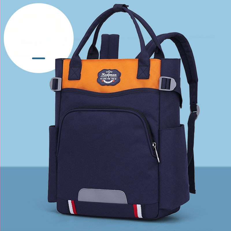 Unisex pratybų maišelis pradinėms mokykloms — Oxford audinys, kvėpuojantis, apkrovos mažinimas, poliesterio vidinis pamušalas, modelis 5100