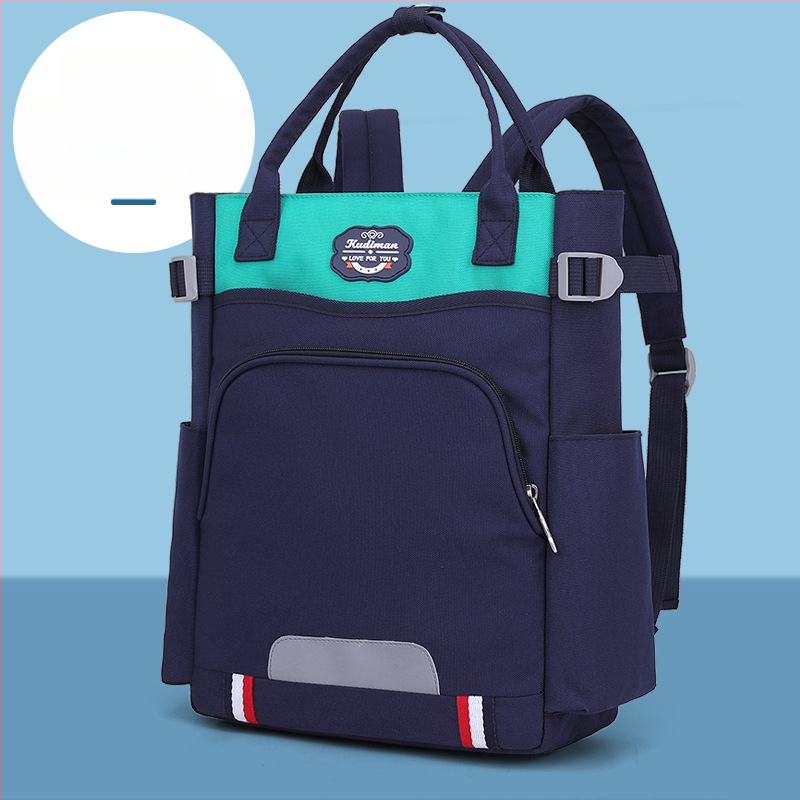 Unisex pratybų maišelis pradinėms mokykloms — Oxford audinys, kvėpuojantis, apkrovos mažinimas, poliesterio vidinis pamušalas, modelis 5100