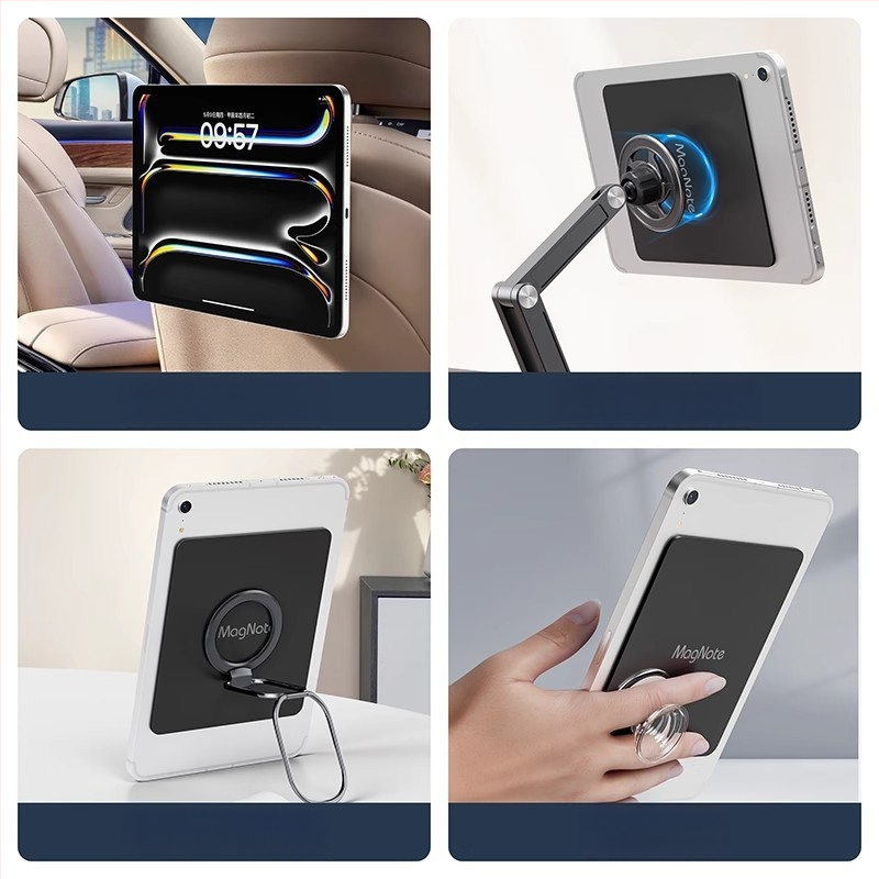 Magnētisks līmēšanas plāksteris planšetdatora statīvam un e-grāmatu lasītājam (līmēšanas tips) – Universāla saderība