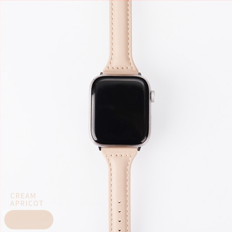 Apple Watch S10 ремък от изкуствена кожа — ретро дизайн, лято 2025, елегантен минималистичен бизнес стил за ежедневна употреба