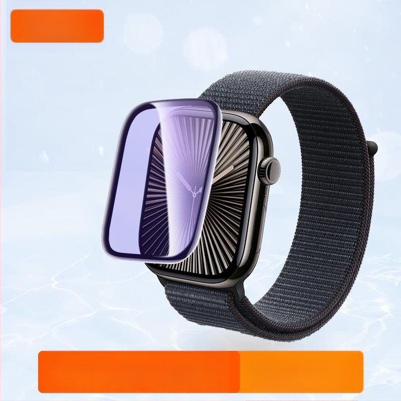 Apple S10 viedpulksteņa hidrogel ekrāna aizsargs - HD, izturīgs pret krišanu, saderīgs ar iWatch S9/S8/S7