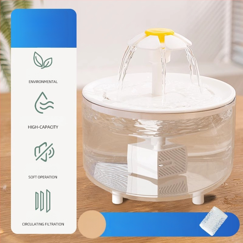 Senwei Диспенсър за вода за котки и кучета с автоматична циркулация, отделяем, 500 г, модел Anti-Dry Burn