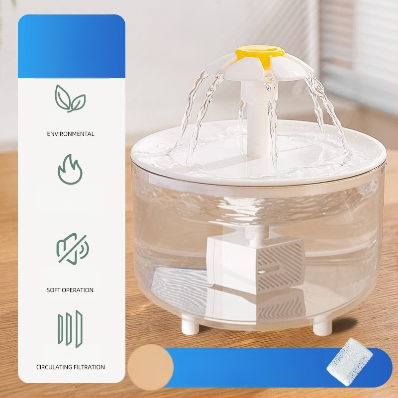 Senwei Диспенсър за вода за котки и кучета с автоматична циркулация, отделяем, 500 г, модел Anti-Dry Burn