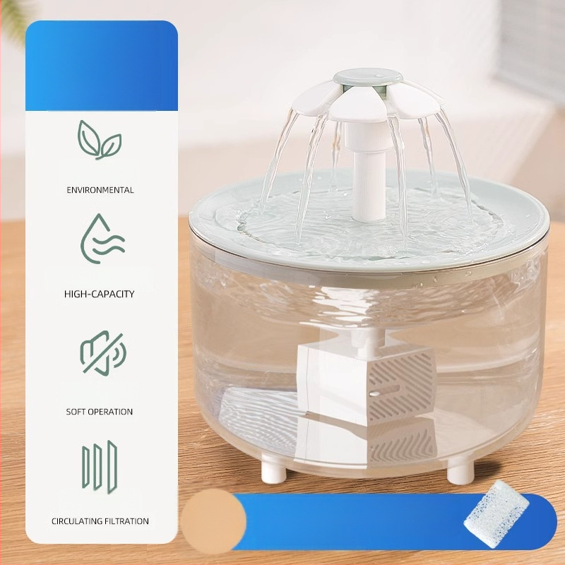 Senwei Диспенсър за вода за котки и кучета с автоматична циркулация, отделяем, 500 г, модел Anti-Dry Burn