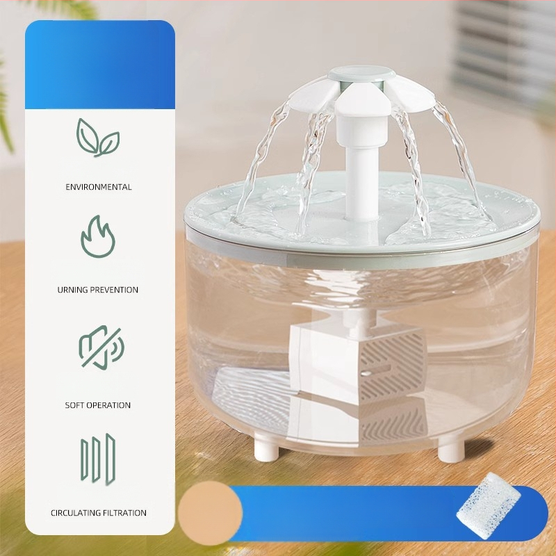 Senwei Диспенсър за вода за котки и кучета с автоматична циркулация, отделяем, 500 г, модел Anti-Dry Burn