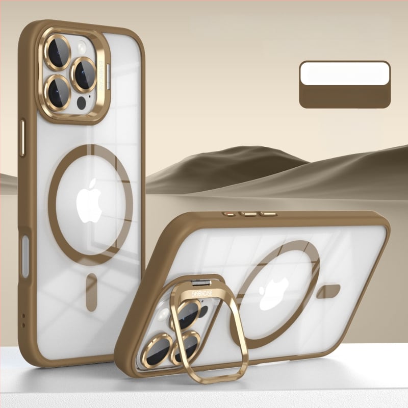 Калъф за телефон с невидим държател за лещи и магнитен филм за лещи, акрил, горещо пресован, антиизносоустойчив, против падане, антиотпечатъци, персонализируем, за модел 6043716