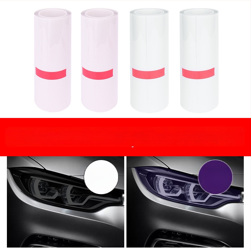 Runze guanglong TPU auto lukturu krāsu maiņas filma ar gaismas kontroli, pašatjaunojošs, skrāpējumu aizsardzība priekšējām un aizmugurējām luktām