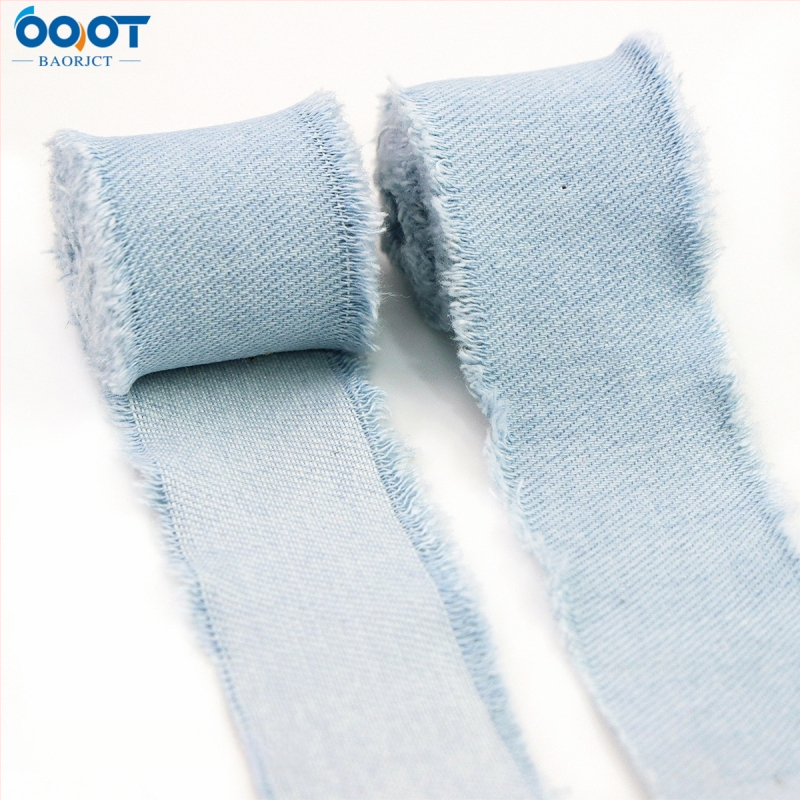 OOOT BAORJCT poliészter Chanel-stílusú dupla bojt szalag hajdíszek és ruhadíszítéshez