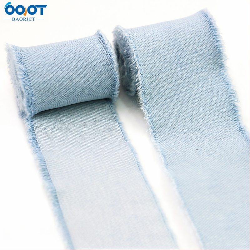 OOOT BAORJCT poliészter Chanel-stílusú dupla bojt szalag hajdíszek és ruhadíszítéshez