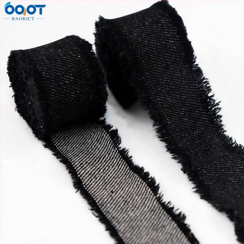 OOOT BAORJCT poliészter Chanel-stílusú dupla bojt szalag hajdíszek és ruhadíszítéshez