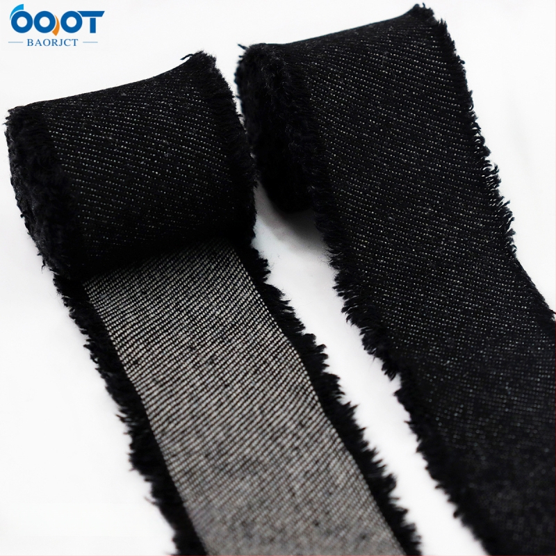 OOOT BAORJCT poliészter Chanel-stílusú dupla bojt szalag hajdíszek és ruhadíszítéshez