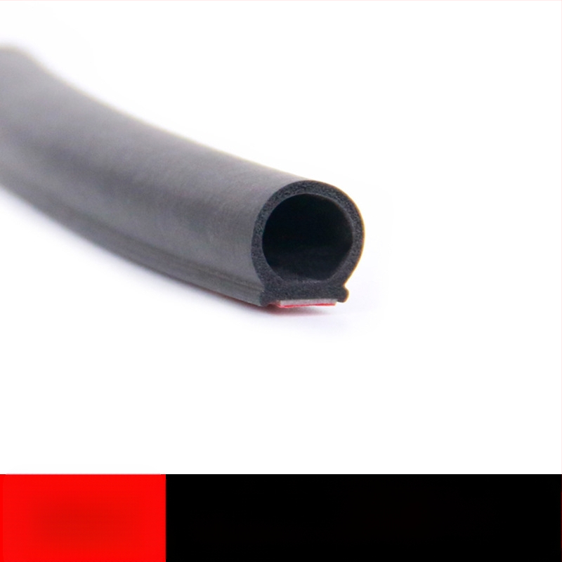 Автомобилен уплътнител за врата от гума, дизайн с пет и шест отвора, шумоизолационен и водоустойчив, за различни модели