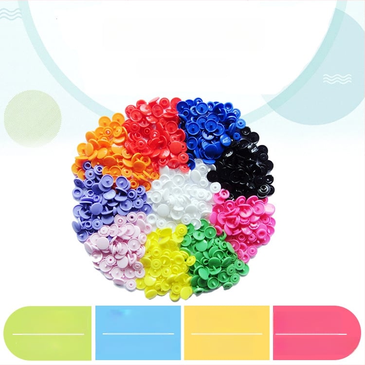 Hualian KAM марка T5 щракващо копче, от смолна пластмаса, подходящо за палта, дънки и чанти