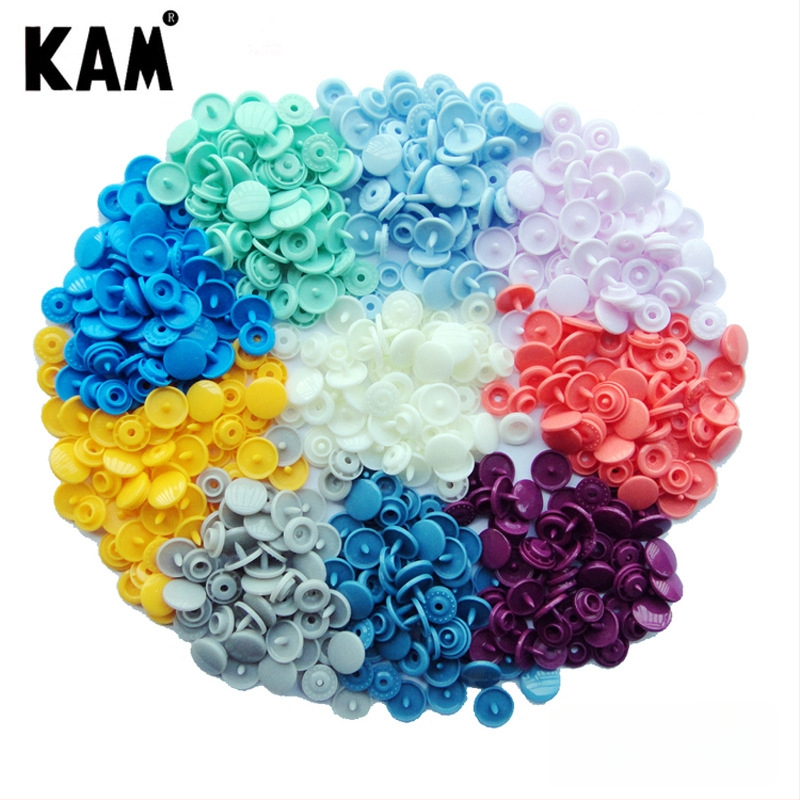 Hualian KAM марка T5 щракващо копче, от смолна пластмаса, подходящо за палта, дънки и чанти