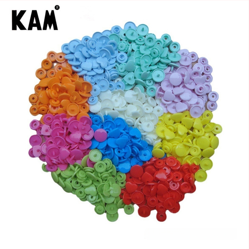 Hualian KAM марка T5 щракващо копче, от смолна пластмаса, подходящо за палта, дънки и чанти