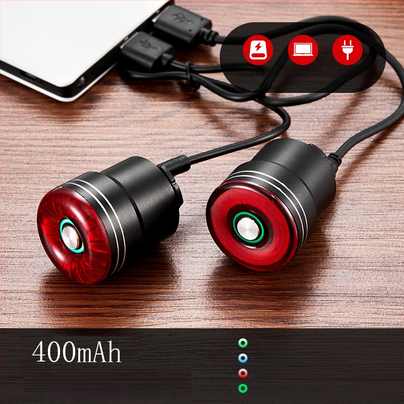 Lumaiwei SR1 velosipēda aizmugurējā luktura ar Type-C uzlādi un gudru bremžu sensoru kalnu velosipēdam