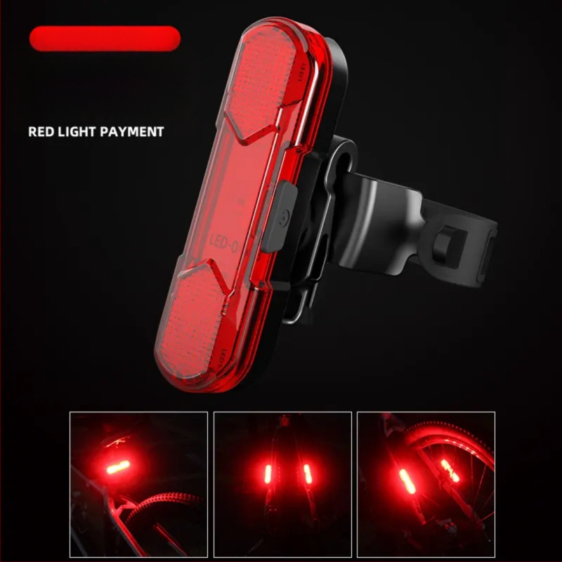 Lumaiwei SR1 velosipēda aizmugurējā luktura ar Type-C uzlādi un gudru bremžu sensoru kalnu velosipēdam