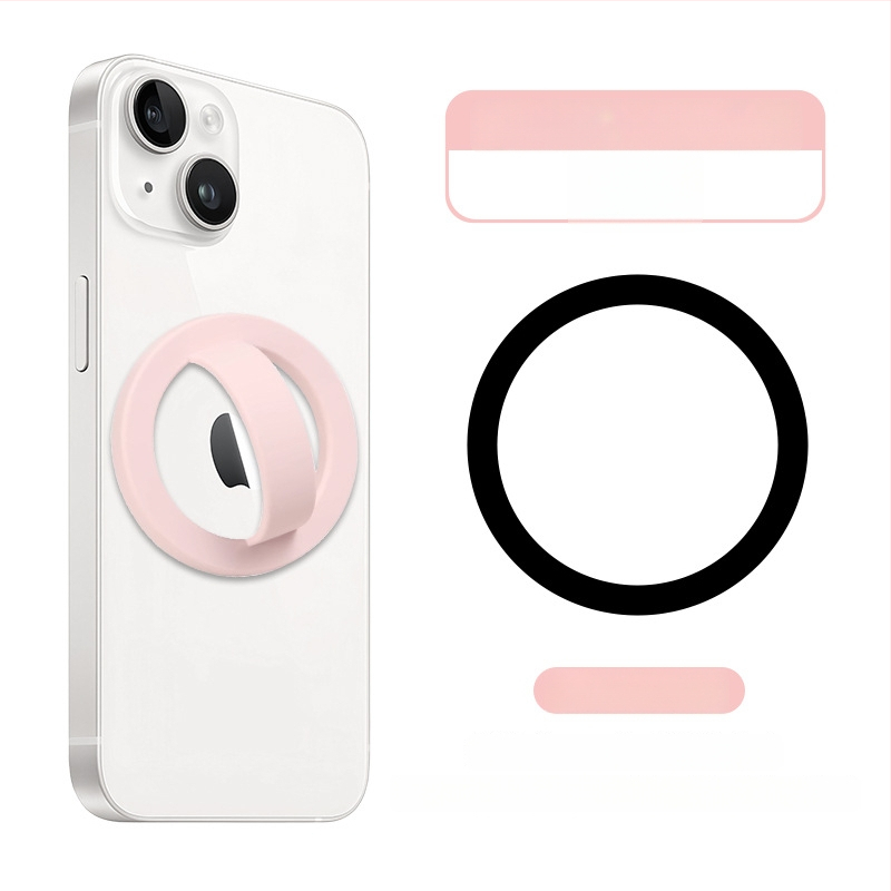 Magnetiline sõrme-rõngas telefoni tagaküljel koos hoidikuga, vedel silikoon, universaalne kukkumise ja libisemise kaitse, 20 g, rõnga paksus 5 mm, kohandamine saadaval