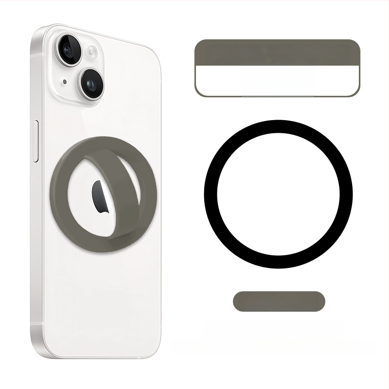 Magnetiline sõrme-rõngas telefoni tagaküljel koos hoidikuga, vedel silikoon, universaalne kukkumise ja libisemise kaitse, 20 g, rõnga paksus 5 mm, kohandamine saadaval