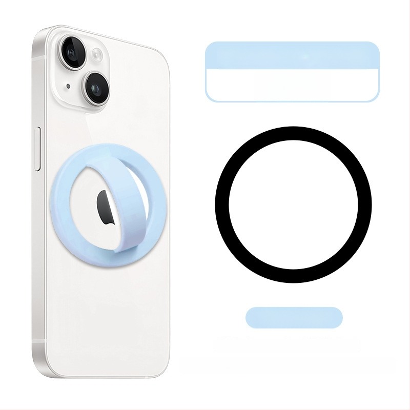 Magnetiline sõrme-rõngas telefoni tagaküljel koos hoidikuga, vedel silikoon, universaalne kukkumise ja libisemise kaitse, 20 g, rõnga paksus 5 mm, kohandamine saadaval