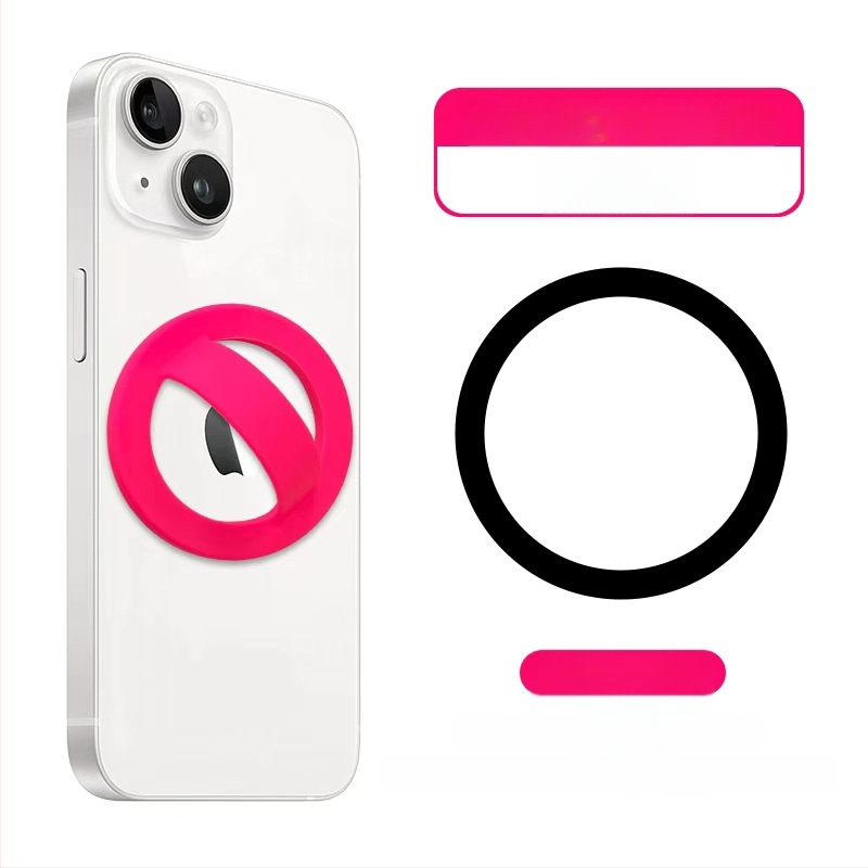 Magnetiline sõrme-rõngas telefoni tagaküljel koos hoidikuga, vedel silikoon, universaalne kukkumise ja libisemise kaitse, 20 g, rõnga paksus 5 mm, kohandamine saadaval