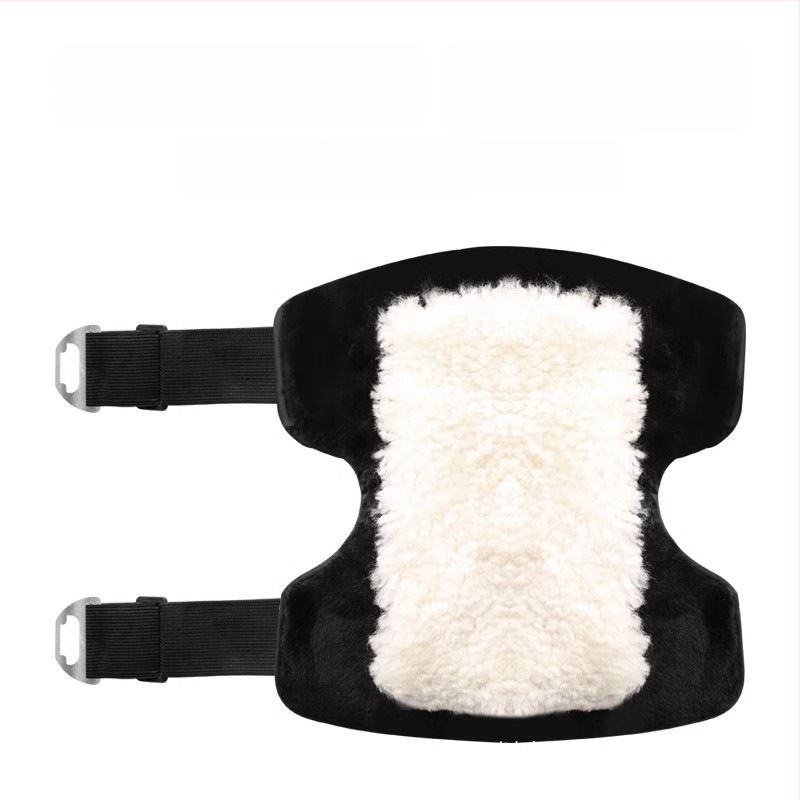 Унисекс наколенки за мотоциклет със вълнена подплата, ветроустойчива зимна защита за колоездене