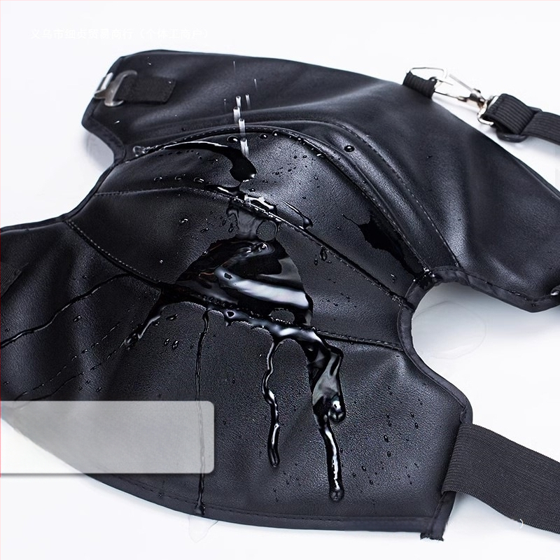 Унисекс наколенки за мотоциклет със вълнена подплата, ветроустойчива зимна защита за колоездене