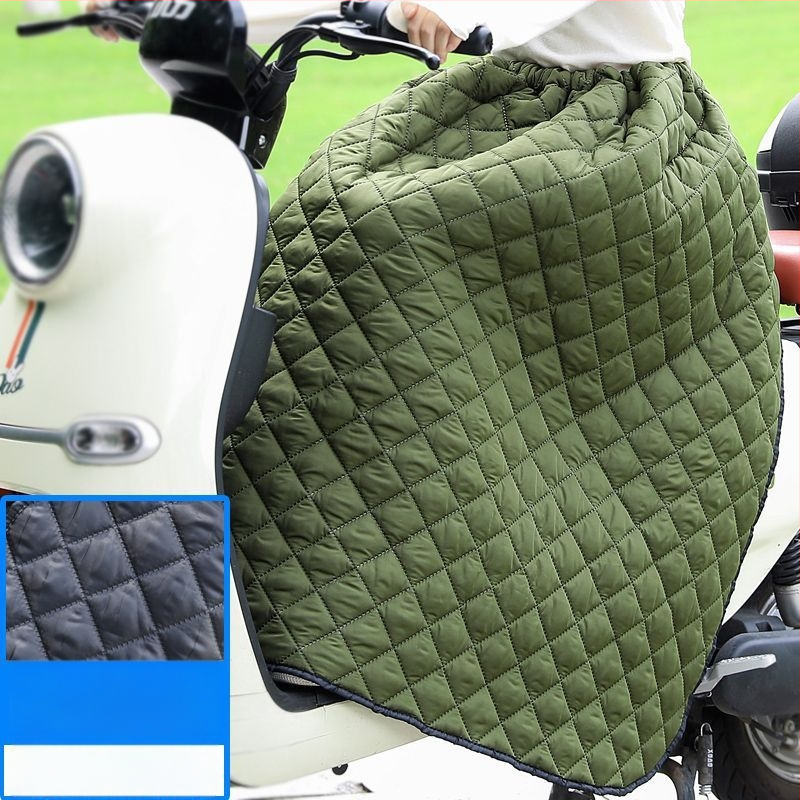 Женски крачни покрития за електрически велосипед, ветроустойчиви и водоустойчиви, дебело подплатени флис с пола за есенно‑зимно каране