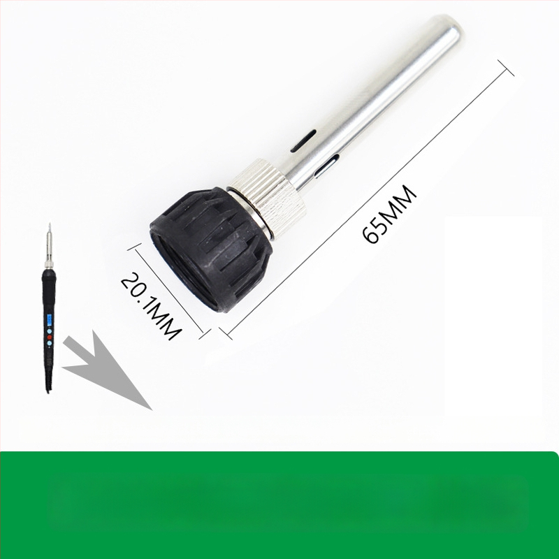 Timostention litavimo rankena su trijų dalių nerūdijančio plieno korpusu, reguliuojama temperatūra, aukštas atsparumas temperatūrai, Bakelite dangtelis