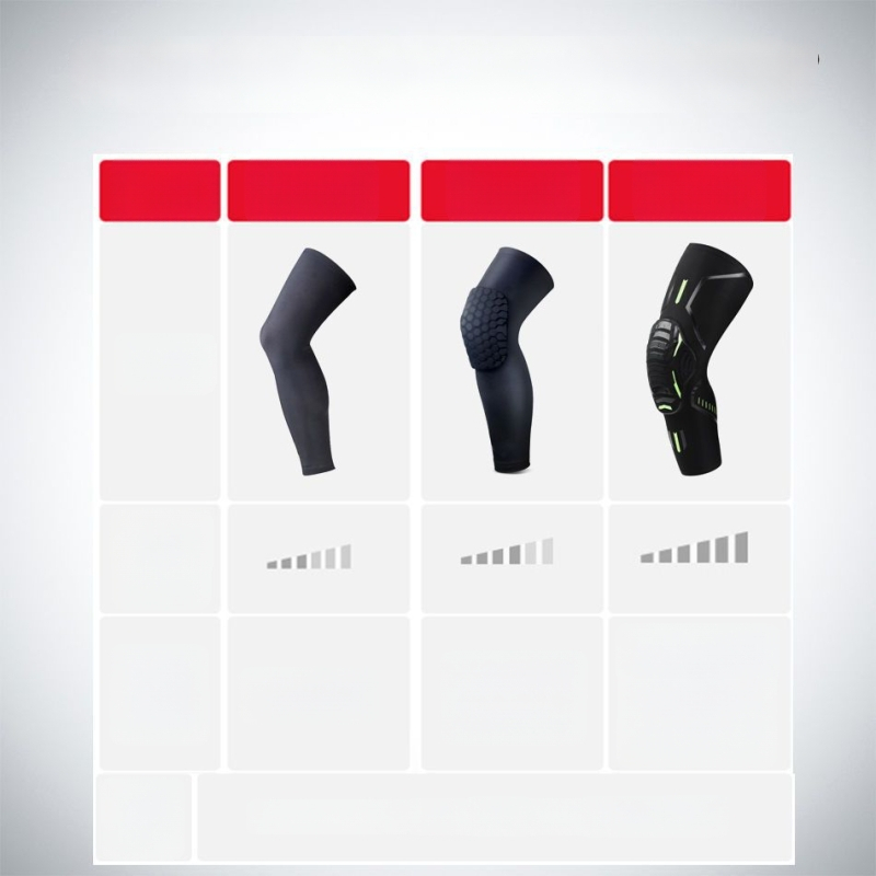 Genunchiere pentru baschet, din spandex, pentru adulți, protecție a genunchilor