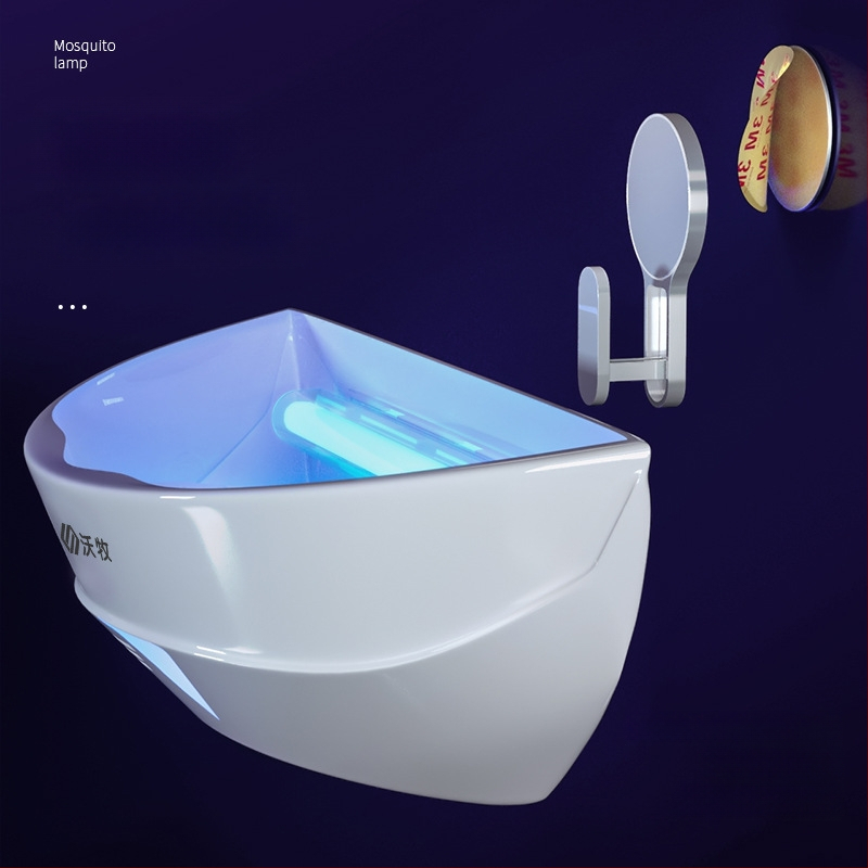 Ragasztó szúnyog-gyilkos lámpa – LED fényforrás, csapda fényhullámokkal, nem forgó, WM600-GB01L modell, 61㎡+ területre