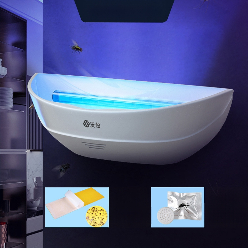 Ragasztó szúnyog-gyilkos lámpa – LED fényforrás, csapda fényhullámokkal, nem forgó, WM600-GB01L modell, 61㎡+ területre