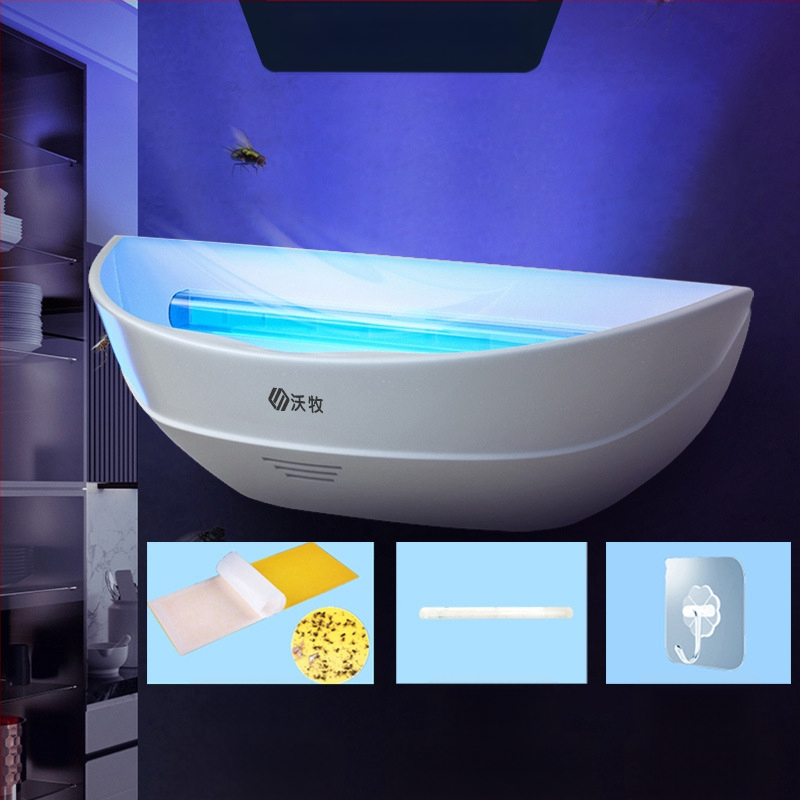 Ragasztó szúnyog-gyilkos lámpa – LED fényforrás, csapda fényhullámokkal, nem forgó, WM600-GB01L modell, 61㎡+ területre