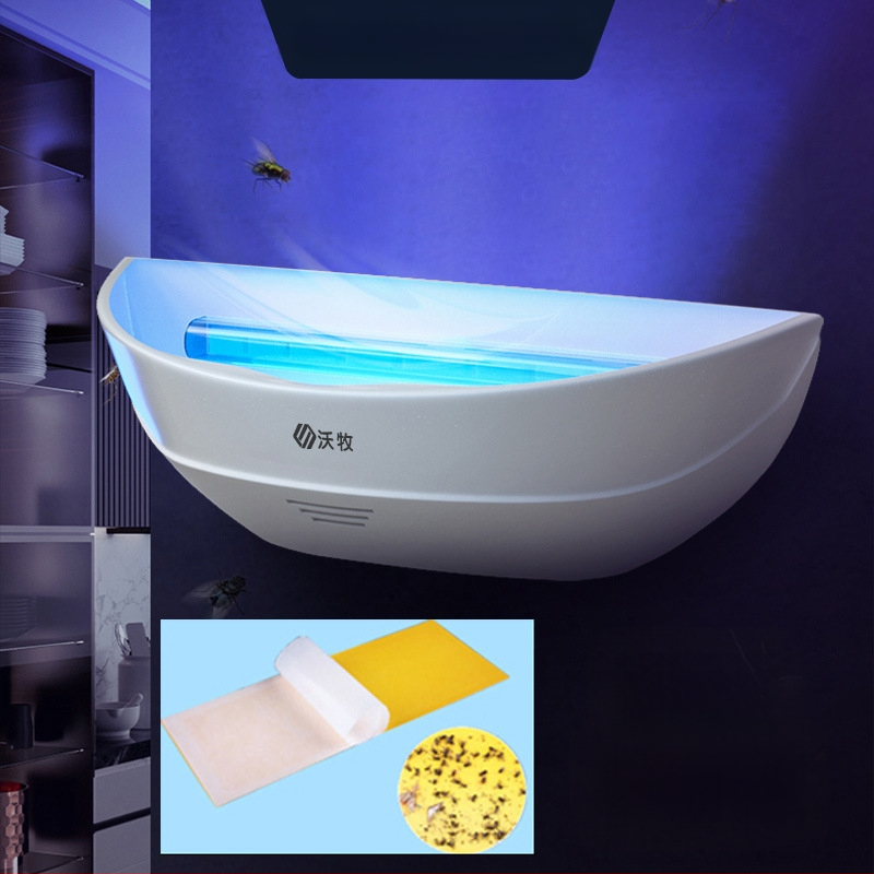 Ragasztó szúnyog-gyilkos lámpa – LED fényforrás, csapda fényhullámokkal, nem forgó, WM600-GB01L modell, 61㎡+ területre