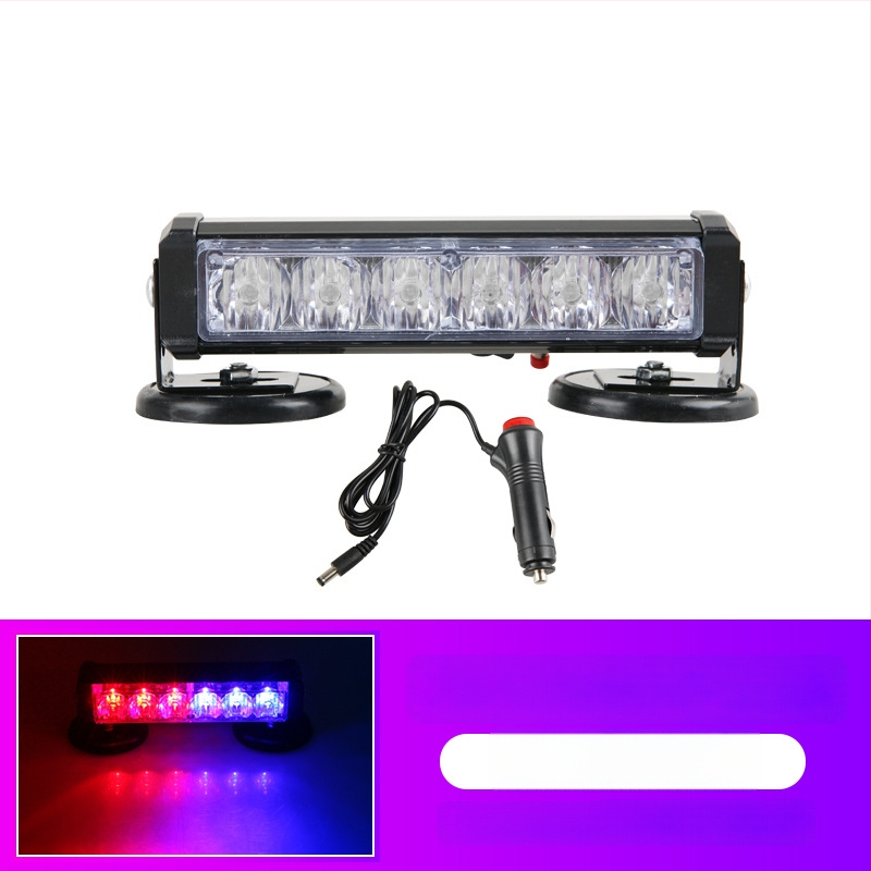 Įkraunama LED lubų magnetiniu tvirtinimu šviestu transporto priemonėms, 12–24V įspėjamoji šviesa