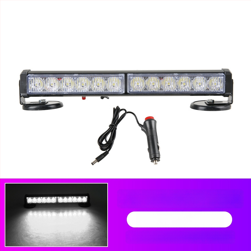 Įkraunama LED lubų magnetiniu tvirtinimu šviestu transporto priemonėms, 12–24V įspėjamoji šviesa