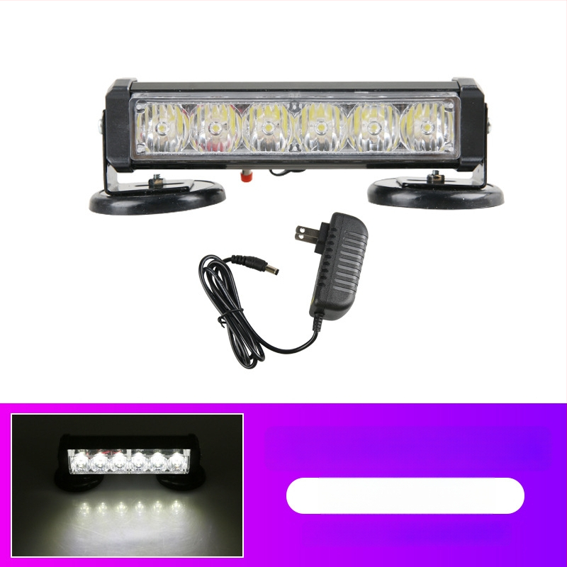 Įkraunama LED lubų magnetiniu tvirtinimu šviestu transporto priemonėms, 12–24V įspėjamoji šviesa