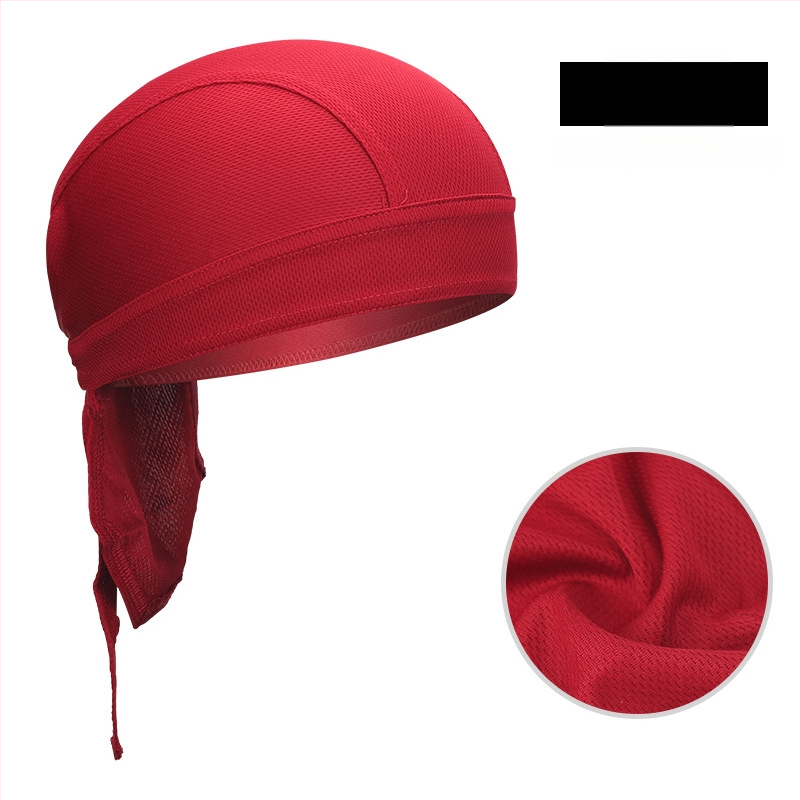 Колоездачна пиратска шапка-бандиана, бързосъхнеща полиестерна, унисекс за възрастни, спортна глава под каска