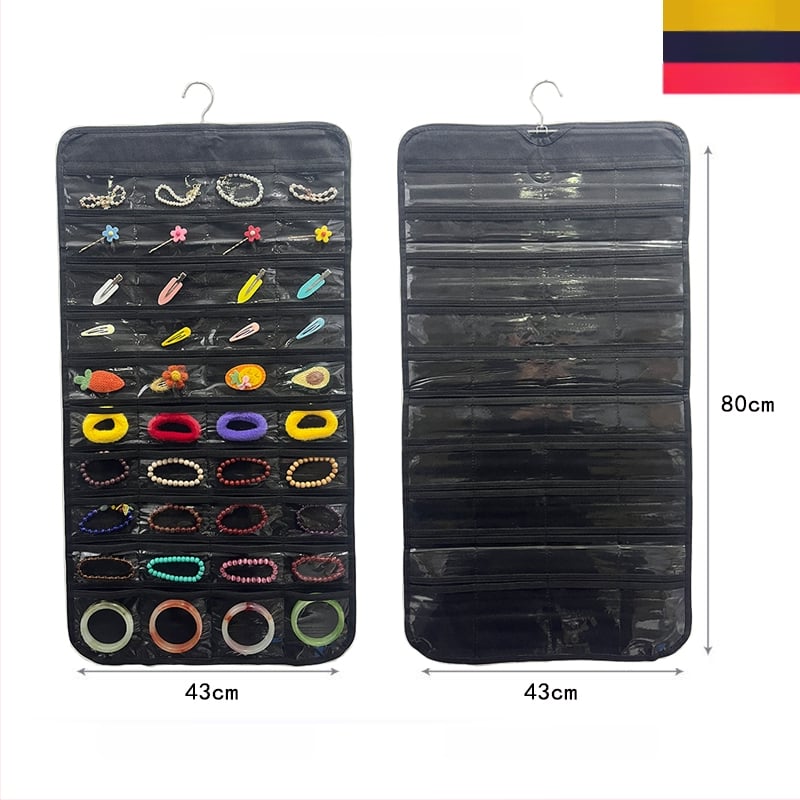 Ékszer tároló táska oxidáció elleni védelemmel, átlátszó panel, szerelés szükséges