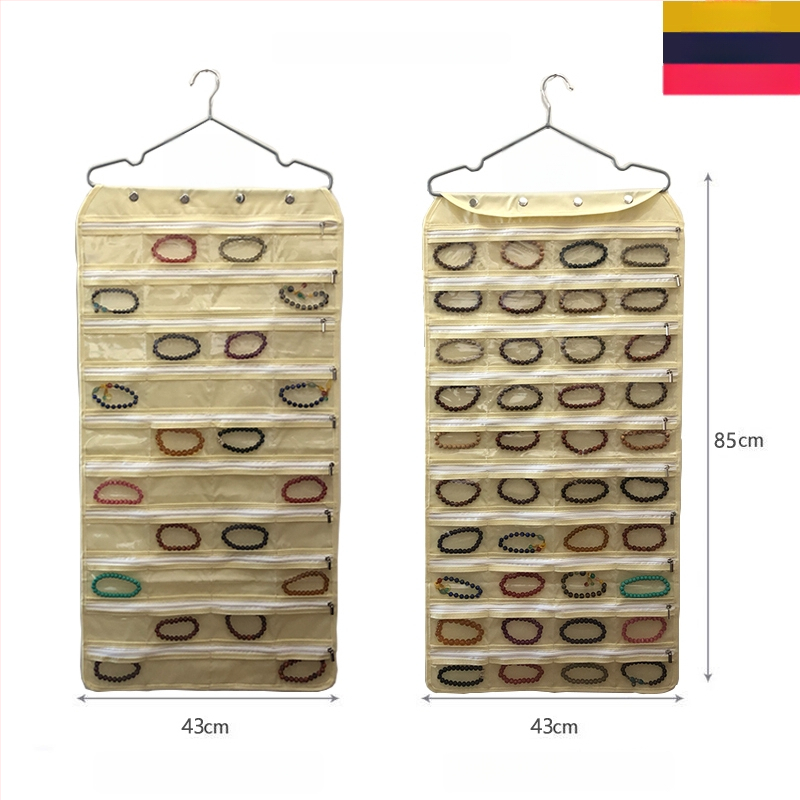 Ékszer tároló táska oxidáció elleni védelemmel, átlátszó panel, szerelés szükséges